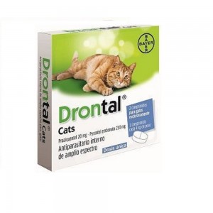 DRONTAL CATS GATOS 2 COMPRIMIDOS