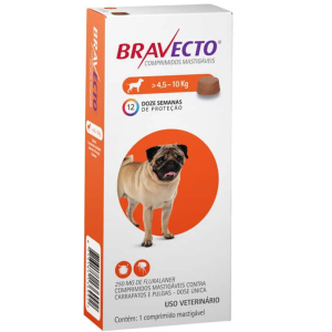BRAVECTO 4,5-10 KG - ANTIPARASITARIO EXTERNO MASTICABLE