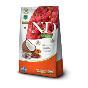 N&D QUINOA FELINE ADULT SKIN PESCADO 1.5KG