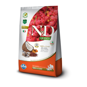 N&D QUINOA CANINE ADULT TODAS LAS RAZAS SKIN PESCADO 2.5KG
