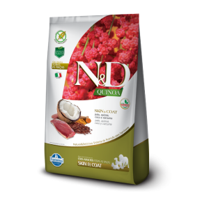 N&D QUINOA CANINE ADULT TODAS LAS RAZAS SKIN PATO 2.5KG