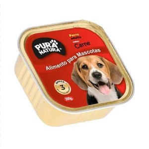 LATA PURA NATURA PERRO ADULTO CARNE 300GR