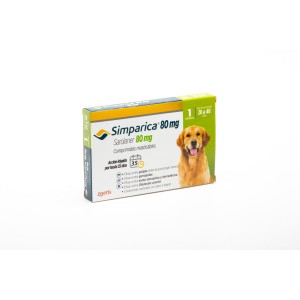 SIMPARICA 80MG  20-40 KG 1 COMPRIMIDO