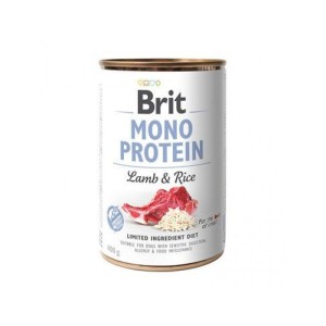 Brit Care Alimento Húmedo Perro Mono Protein Cordero y Arroz