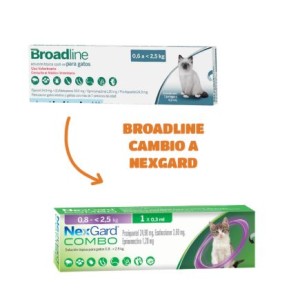 NEXGARD COMBO (ANTES BROADLINE) PARA GATOS 0,6KG- 2,5KG